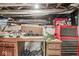 Basement workshop with workbench, toolboxes, and organized storage for projects at 5028 Graceland Ave, Indianapolis, IN 46208