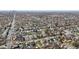 Panoramic aerial view of a residential neighborhood, extending towards a distant skyline at 5116 Norway Dr, Indianapolis, IN 46219