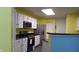 Spacious kitchen featuring stainless steel appliances and white cabinets at 796 Hickory Pine Dr, Whiteland, IN 46184