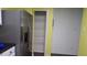 View of the interior of a pantry, with refrigerator to the left at 796 Hickory Pine Dr, Whiteland, IN 46184