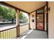Inviting porch with classic railing, perfect for enjoying the outdoors and neighborhood views at 804 N California St, Indianapolis, IN 46202