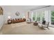 Bright living room with comfortable seating, large windows, and stylish decor elements at 9769 Marina Village Dr, Indianapolis, IN 46256