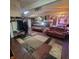 Large living room with ample seating and a fireplace at 1024 Foltz St, Indianapolis, IN 46241