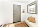 Inviting entryway with a bench, storage, and a neutral color palette at 107 Northwood Dr, Fishers, IN 46038