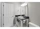 Cozy bathroom featuring updated sink, vanity and fixtures at 11974 Volcanic Rock Dr, Fishers, IN 46037