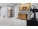 This room includes storage shelving, cabinets and carpeting throughout at 11974 Volcanic Rock Dr, Fishers, IN 46037
