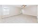Bedroom with carpet, two windows, ceiling fan and neutral walls at 12455 Deerview Dr, Noblesville, IN 46060