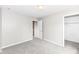 Bedroom features neutral walls, carpet and a door leading to a closet at 12455 Deerview Dr, Noblesville, IN 46060