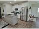 Well-equipped kitchen with white cabinets, stainless steel appliances, and a convenient island at 1336 Danielle Rd, Lebanon, IN 46052