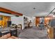 Spacious basement with wood paneling, carpeting, and potential for various uses and storage at 1441 N Euclid Ave, Indianapolis, IN 46201