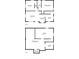 Detailed floor plan illustrating the layout of the home, showing room dimensions and overall design at 1441 N Euclid Ave, Indianapolis, IN 46201