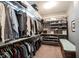 Large walk-in closet with ample hanging and shelving storage at 14918 Dawnhaven Dr, Westfield, IN 46074