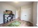 Spacious bedroom features hardwood floors, ample closet space, and is ready for personalization at 15591 Heatherbank Dr, Westfield, IN 46074