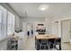 Functional kitchen with white cabinetry, a central island, and modern appliances at 1614 S Talbott St, Indianapolis, IN 46225