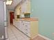 Kitchen features stainless appliances and updated cabinetry at 218 Demarest Dr, Indianapolis, IN 46214