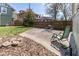 Backyard area with a patio, a fire pit, and a cozy seating area at 4030 N Illinois St, Indianapolis, IN 46208