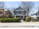 Charming two-story home with a landscaped front yard, well-maintained exterior, and inviting curb appeal at 4030 N Illinois St, Indianapolis, IN 46208