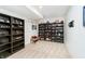 Hobby room with display shelving for collectibles, carpeted flooring, and neutral paint colors at 4196 Parliament Way, Avon, IN 46123