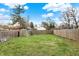 This spacious backyard, complete with a storage shed and privacy fence, offers great outdoor possibilities at 4721 Ralston Ave, Indianapolis, IN 46205