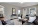 Cozy living room showcasing stylish furnishings and hardwood floors at 4721 Ralston Ave, Indianapolis, IN 46205