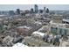 The aerial view captures the surrounding cityscape, giving a sense of place at 504 N Park Ave # 3, Indianapolis, IN 46202