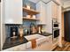 This kitchen features sleek countertops, stainless steel appliances, and stylish accents at 504 N Park Ave # 3, Indianapolis, IN 46202