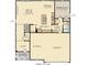 First floor plan featuring kitchen, dining, great room, foyer, and garage at 5809 Sunstone Rd, Indianapolis, IN 46239