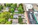 Aerial view of the properties nestled in the community at 634 Dorman St, Indianapolis, IN 46202