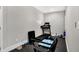 Bright exercise room with modern workout equipment at 634 Dorman St, Indianapolis, IN 46202