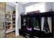 Hallway with built-in bench with storage and a pantry with a sliding barn door for easy access at 634 Dorman St, Indianapolis, IN 46202