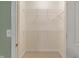 Closet with shelving for efficient storage and organization, providing space for clothes and other belongings at 6997 Harbour Woods Overlook, Noblesville, IN 46062