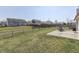 A view of the backyard and fence at 855 Queensgate Dr, Greenwood, IN 46143
