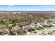 Neighborhood aerial view with well-maintained homes and lush greenery at 10221 Tournon Dr, Fishers, IN 46037