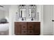 Bathroom featuring double sinks, modern fixtures, and updated vanity at 1024 Cyprian Way, Lebanon, IN 46052
