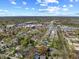 An aerial view of the neighborhood showcasing the community and nearby commercial district at 1025 E 60Th St, Indianapolis, IN 46220