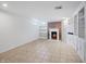 Finished basement featuring a fireplace and built-in shelving and storage at 1025 E 60Th St, Indianapolis, IN 46220