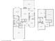Detailed floor plan showcasing the layout with dimensions of rooms, closets, and living spaces at 10934 Haig Point Dr, Fishers, IN 46037