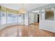 Inviting living room with a large bay window and hardwood flooring at 10934 Haig Point Dr, Fishers, IN 46037