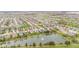 A lush residential neighborhood featuring a serene pond with fountain views at 11182 Black Gold Dr, Noblesville, IN 46060