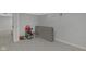 Basement storage area with tile flooring and household appliances at 1139 E 35Th St, Indianapolis, IN 46205