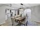 Open dining area features access to the kitchen and an arched entrance to another room at 1139 E 35Th St, Indianapolis, IN 46205