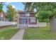 Charming home with a blue front door, well-kept lawn, and tasteful landscaping at 1139 E 35Th St, Indianapolis, IN 46205
