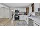 Modern kitchen featuring stainless steel appliances, quartz countertops, and a breakfast bar at 1139 E 35Th St, Indianapolis, IN 46205