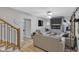 Inviting living room features a fireplace, modern decor, and comfortable seating at 1139 E 35Th St, Indianapolis, IN 46205