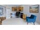 Office with built-in shelves and desk, providing a functional and comfortable workspace with natural light at 12030 Auburn Creek, Zionsville, IN 46077