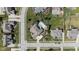 Aerial view of a neighborhood featuring single Gathering homes and swimming pool at 13214 Mink Ln, Carmel, IN 46074