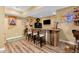 Recreational space with custom bar and rustic accents at 13214 Mink Ln, Carmel, IN 46074