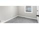 Bedroom featuring one window and gray carpet at 1331 W 33Rd St, Indianapolis, IN 46208