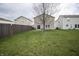 Nice backyard with a grassy lawn, fence, and outdoor space at 15398 Border Dr, Noblesville, IN 46060