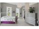 Bright bedroom featuring soft carpet, classic decor, and a chandelier at 1901 S Old State Road 67, Paragon, IN 46166